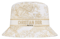 Mũ Dior D-Bobby Small Brim Bucket Hat ‘White Gold’ 31JAR923X133-CO90